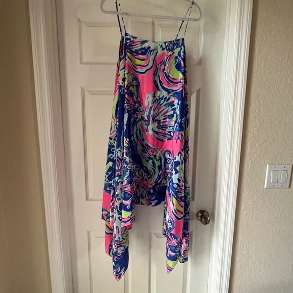 Lilly Pulitzer Kiki Silk Trapeze Size M NWT - Picture 2 of 4